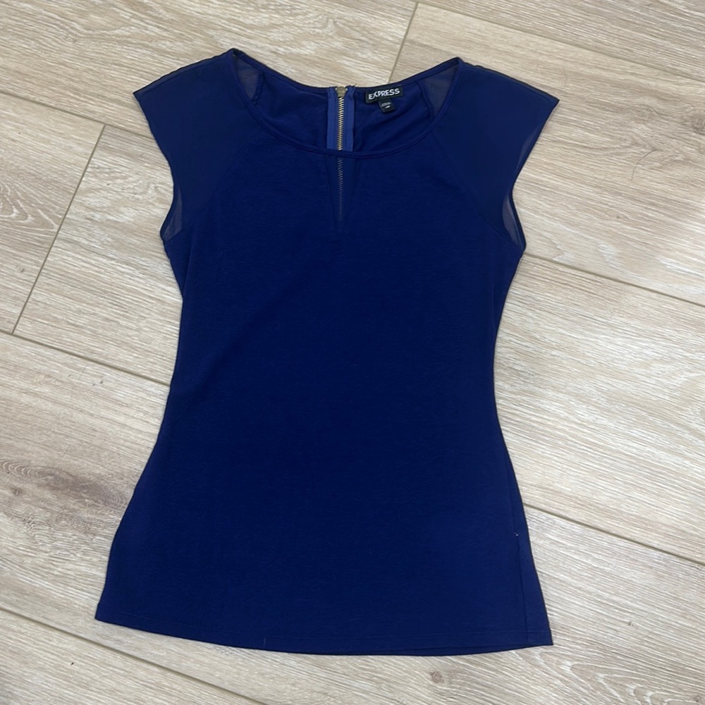 Express blue top